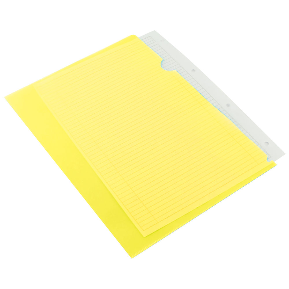 Q-Connect A4 Yellow Cut Flush Folder (Pack of 100)