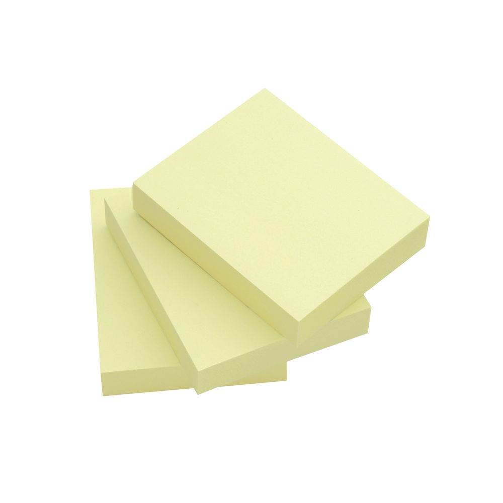 Q-Connect Quick Notes 38x51mm Yellow (Pack of 12)