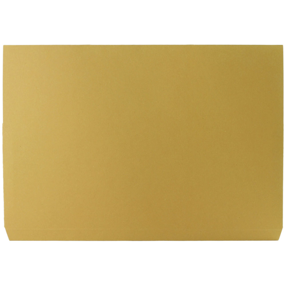 Q-Connect Document Wallet Foolscap Yellow (Pack of 50) KF23017