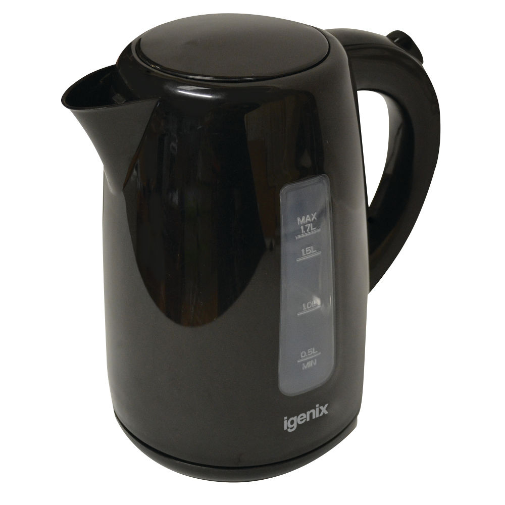 Igenix Black 1.6L Cordless Jug Kettle