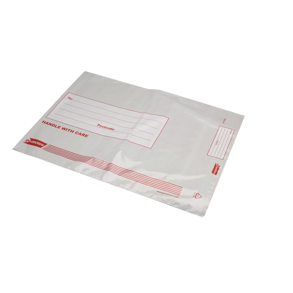 Go Secure Extra Strong Polythene Envelopes 165x240mm (Pack of 25)