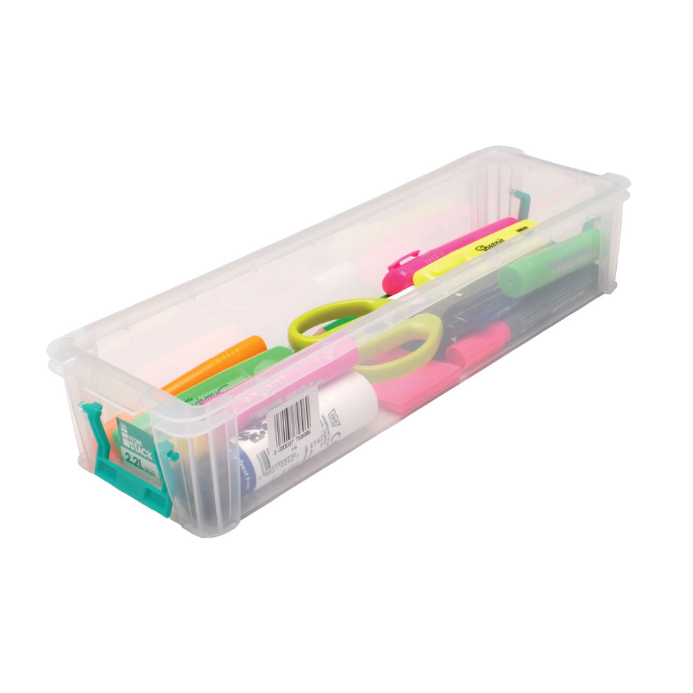 StoreStack 2.2L Clear Storage Box