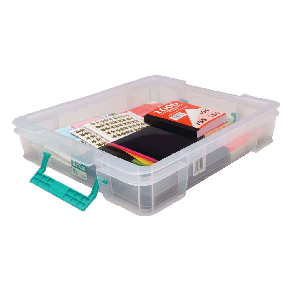 StoreStack 9L Clear Storage Box