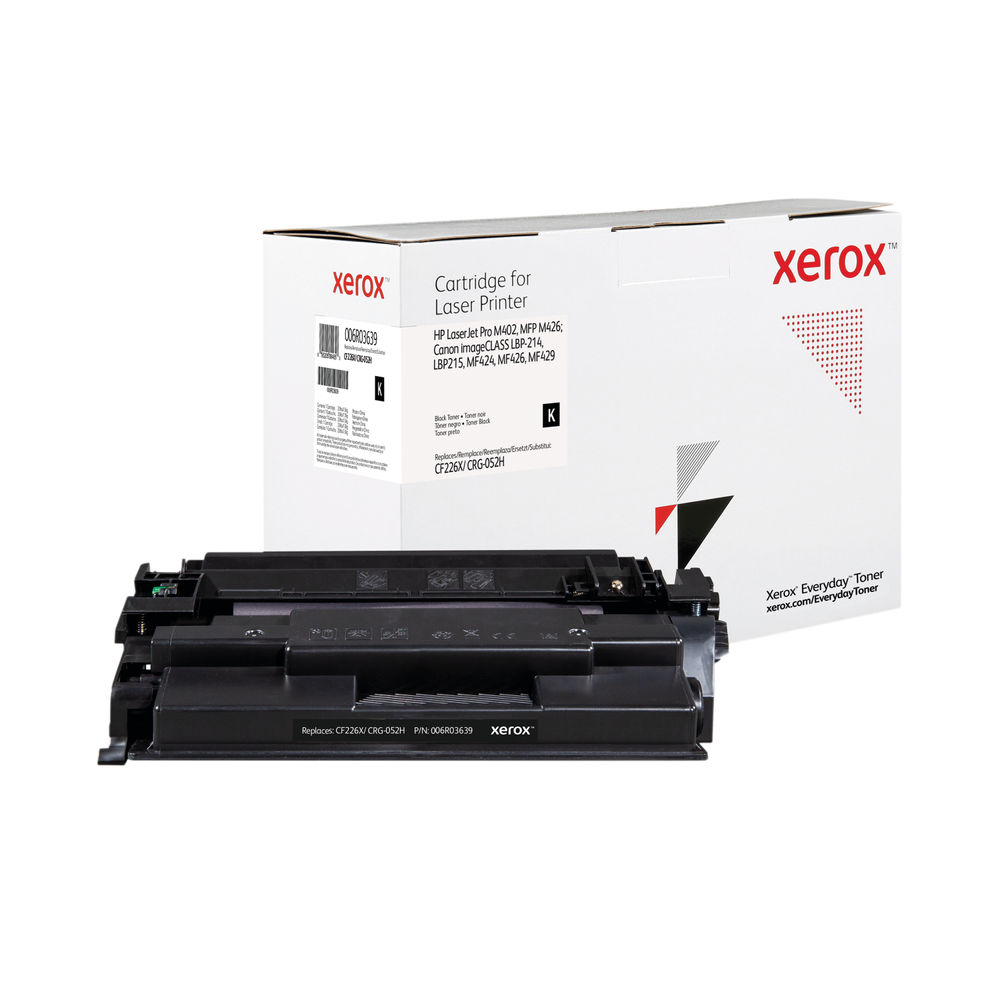 Xerox Everyday Replacement For CF226X/CRG-052H Toner Black 006R03639