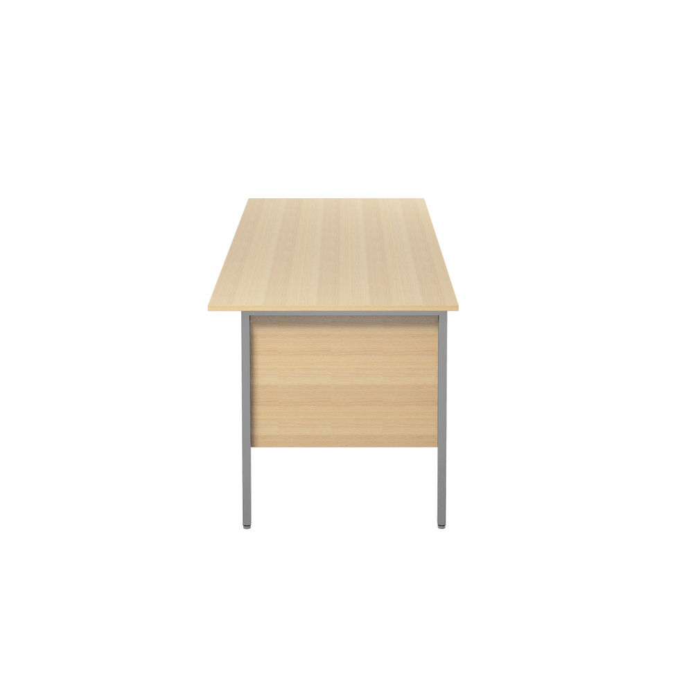 Serrion 1800x750mm Ferrera Oak Double Pedestals 4 Leg Desk