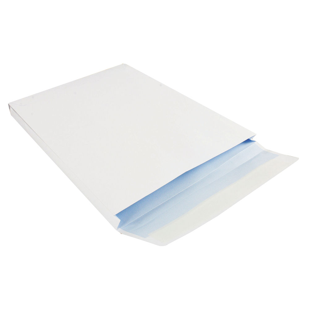 Q-Connect C4 Envelopes Window Gusset Peel and Seal 120gsm White (Pack of 125)