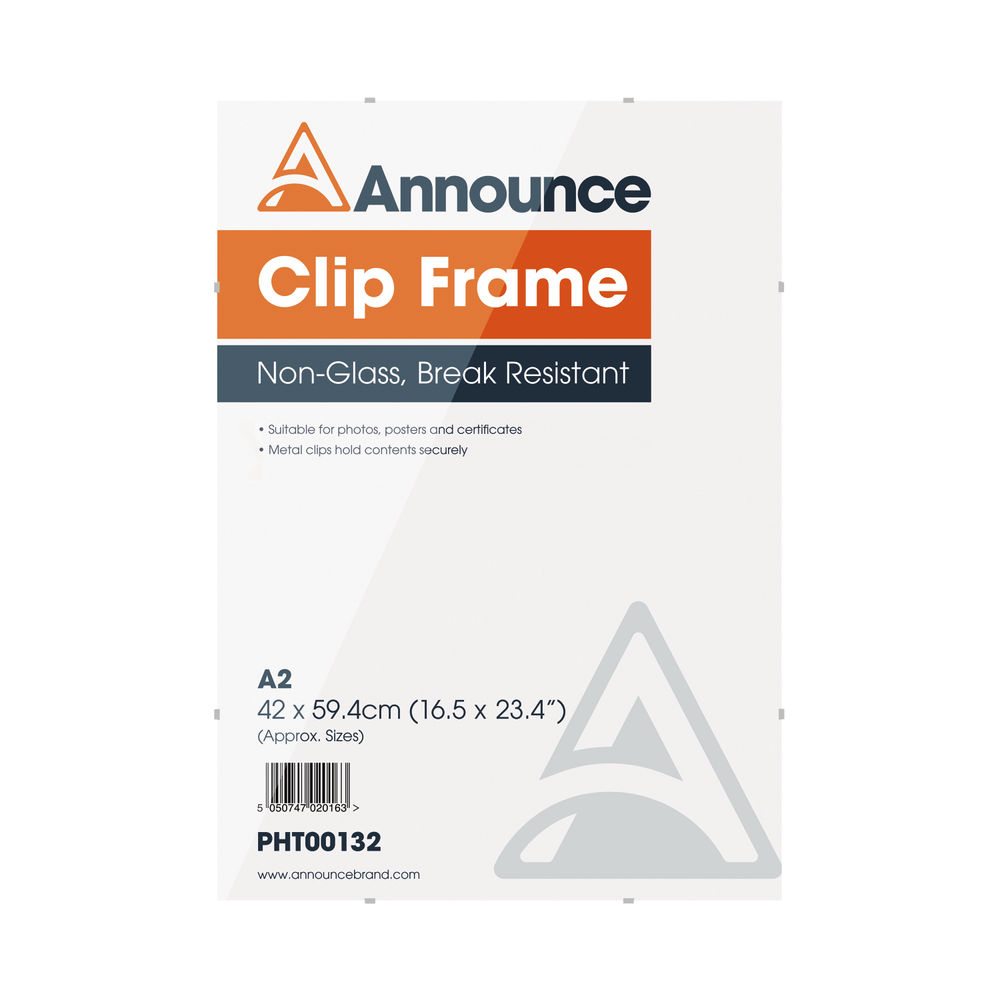 Announce Metal Clip Frame A2 PHT00132