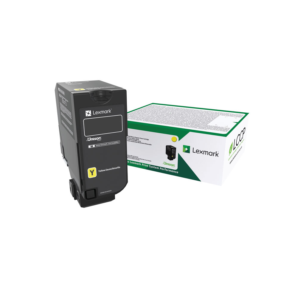 Lexmark Yellow Return Programme 10K Toner Cartridge 75B20Y0