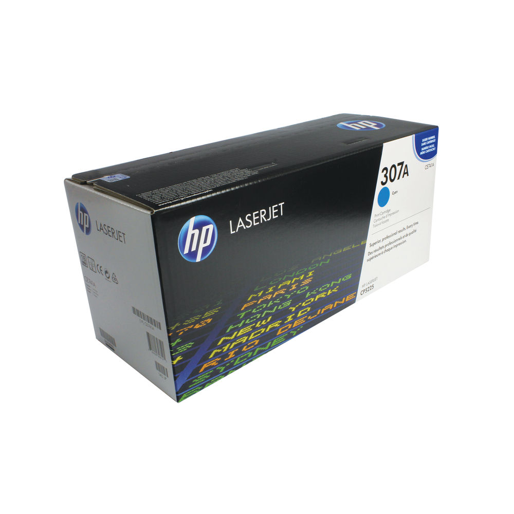 HP 307A Cyan LaserJet Toner Cartridge | CE741A