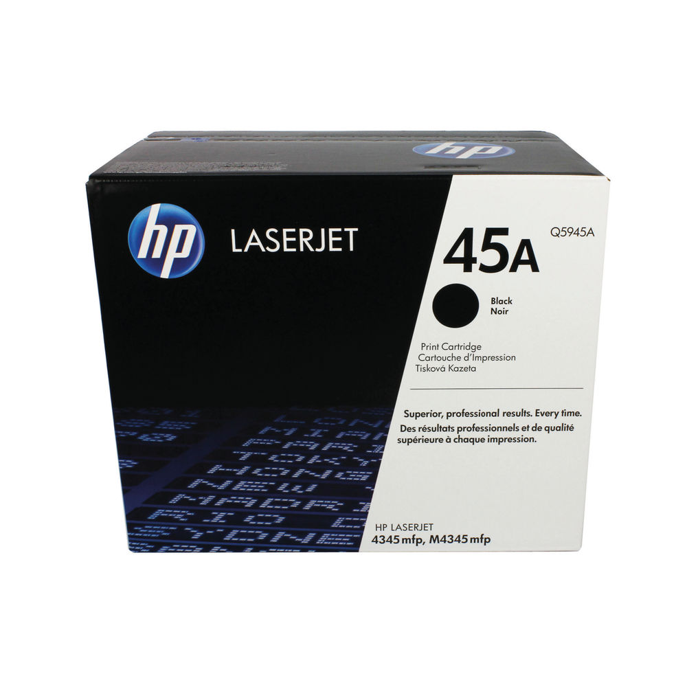 HP 45A Black LaserJet Toner Cartridge | Q5945A