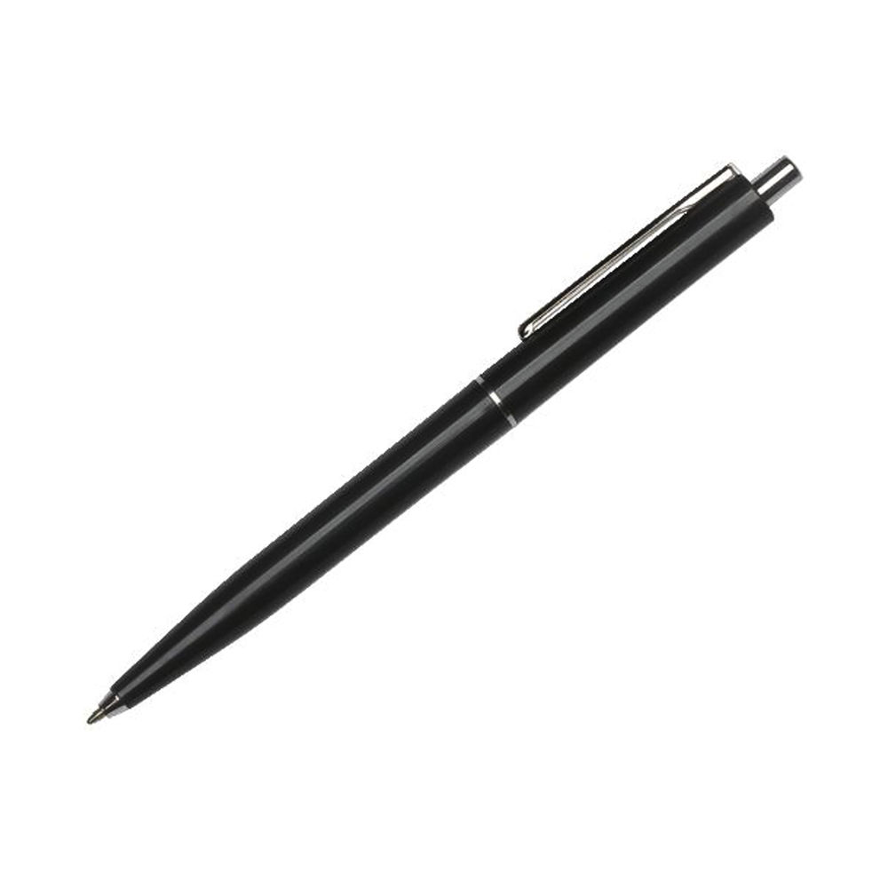 Simply Retractable Ballpoint Pen Line Width 1mm Pocket Clip Black 8850590