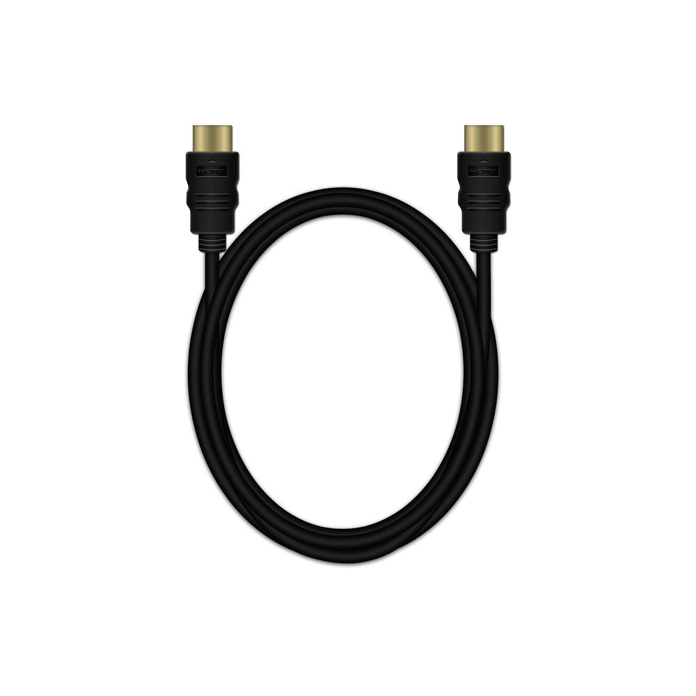 MediaRange HDMI Cable with Ethernet 18Gbit 1.8m Black MRCS156