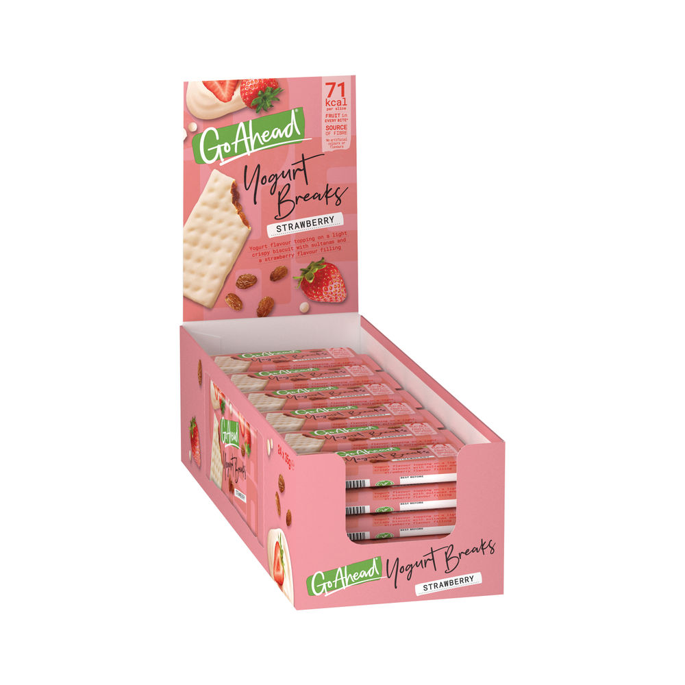 Go Ahead Strawberry Yoghurt Breaks (Pack of 24)