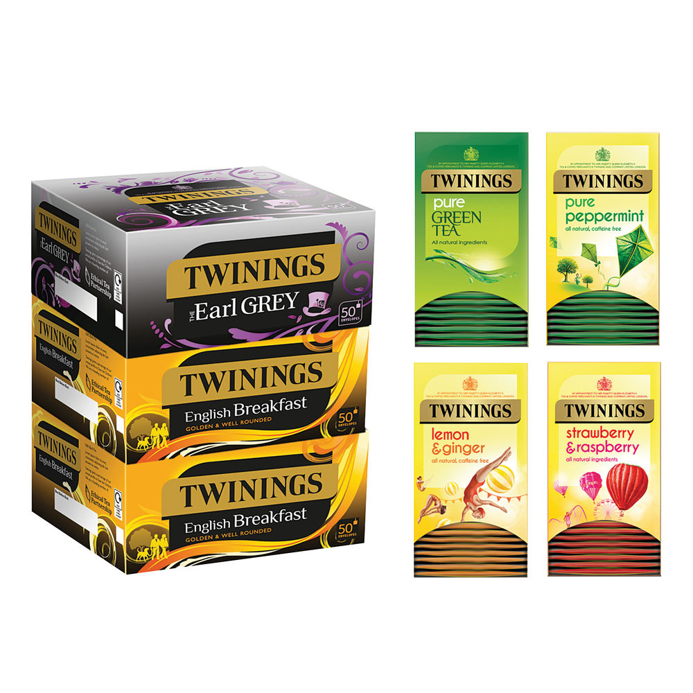 Twinings Favourites Variety Pack, Pack of 230 - F14907