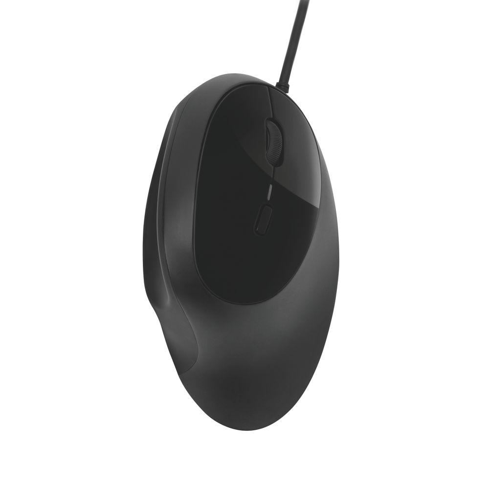 Kensington Pro Fit Wired Ergonomic Mouse with Wrist Support Black