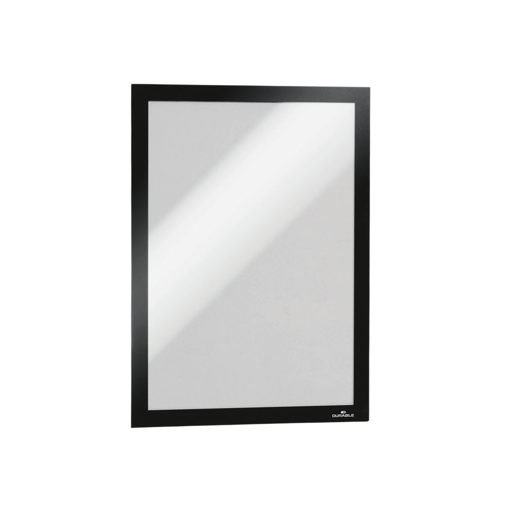 Durable Infoframe Duraframe Self Adhesive A4 Black (Pack of 2) 4872/01