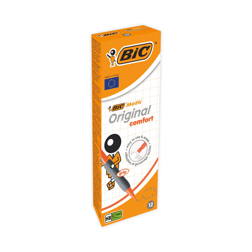 Bic Matic Comfort 0.7mm Mechanical Pencil (Pack of 12) 890284