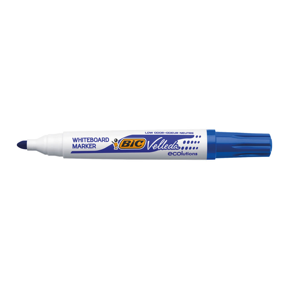 BIC Blue Velleda Whiteboard Markers - (Pack of 12)