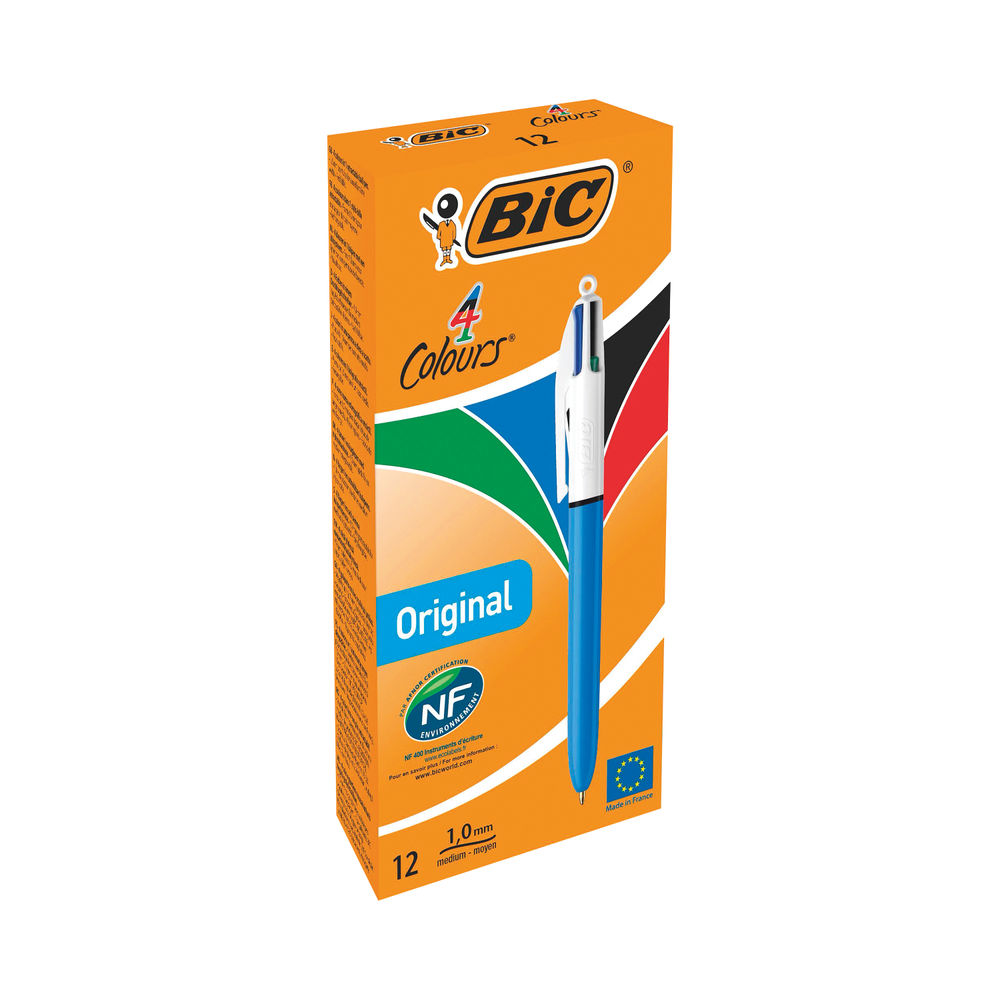 Bic M10 Clic, Blister Pack of 2 Pens Black