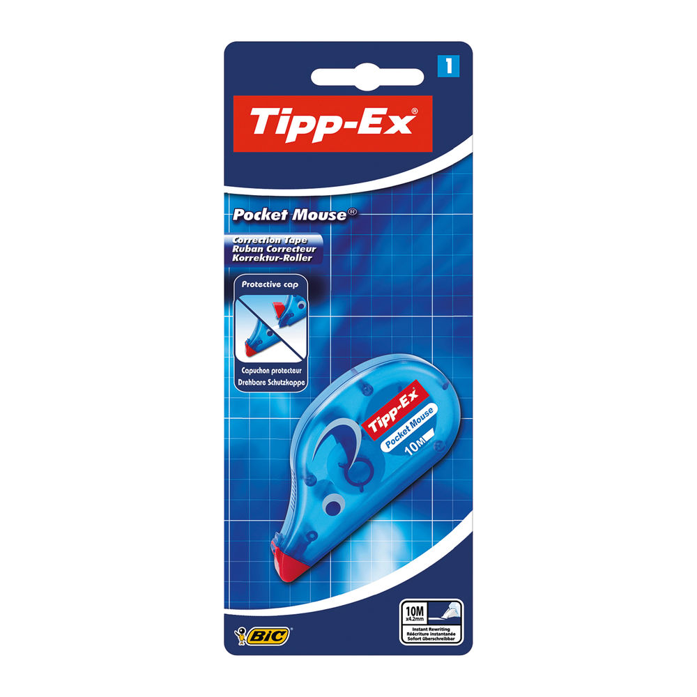 Tipp-Ex Pocket Mouse Correction Tape Blister (Pack of 10)