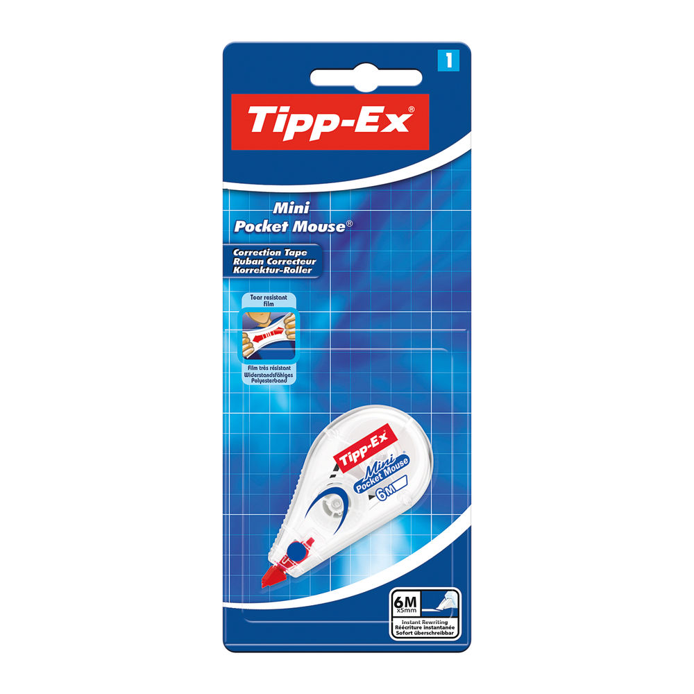 Tipp-Ex Mini Pocket Mouse Correction Blister (Pack of 10)