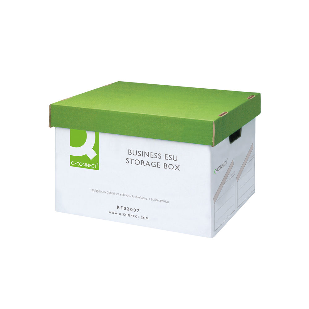 Q-Connect Business Easy Set Up Storage Box (10 Pack) KF02007
