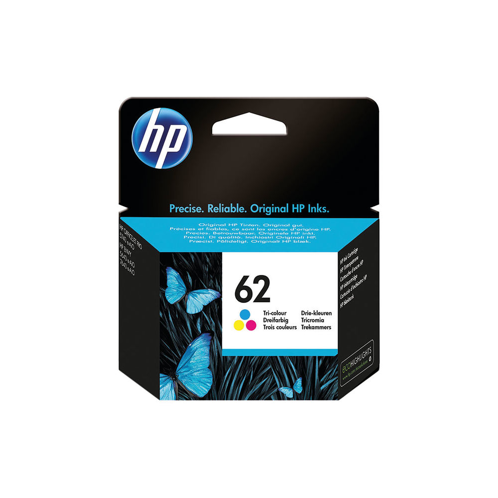 HP 62 Tri-Colour Ink Cartridge | C2P06AE