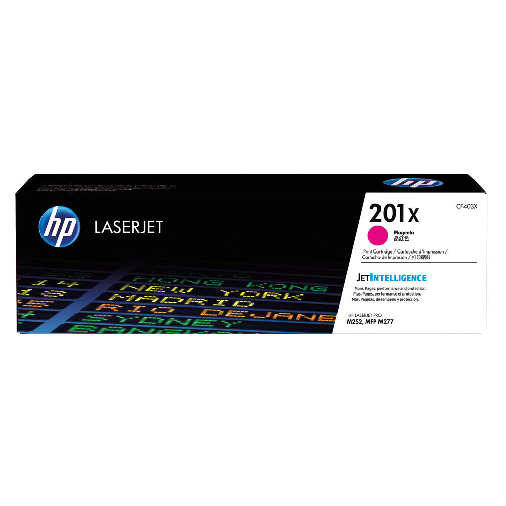 HP 201X Magenta Laserjet Toner Cartridge High Capacity | CF403X