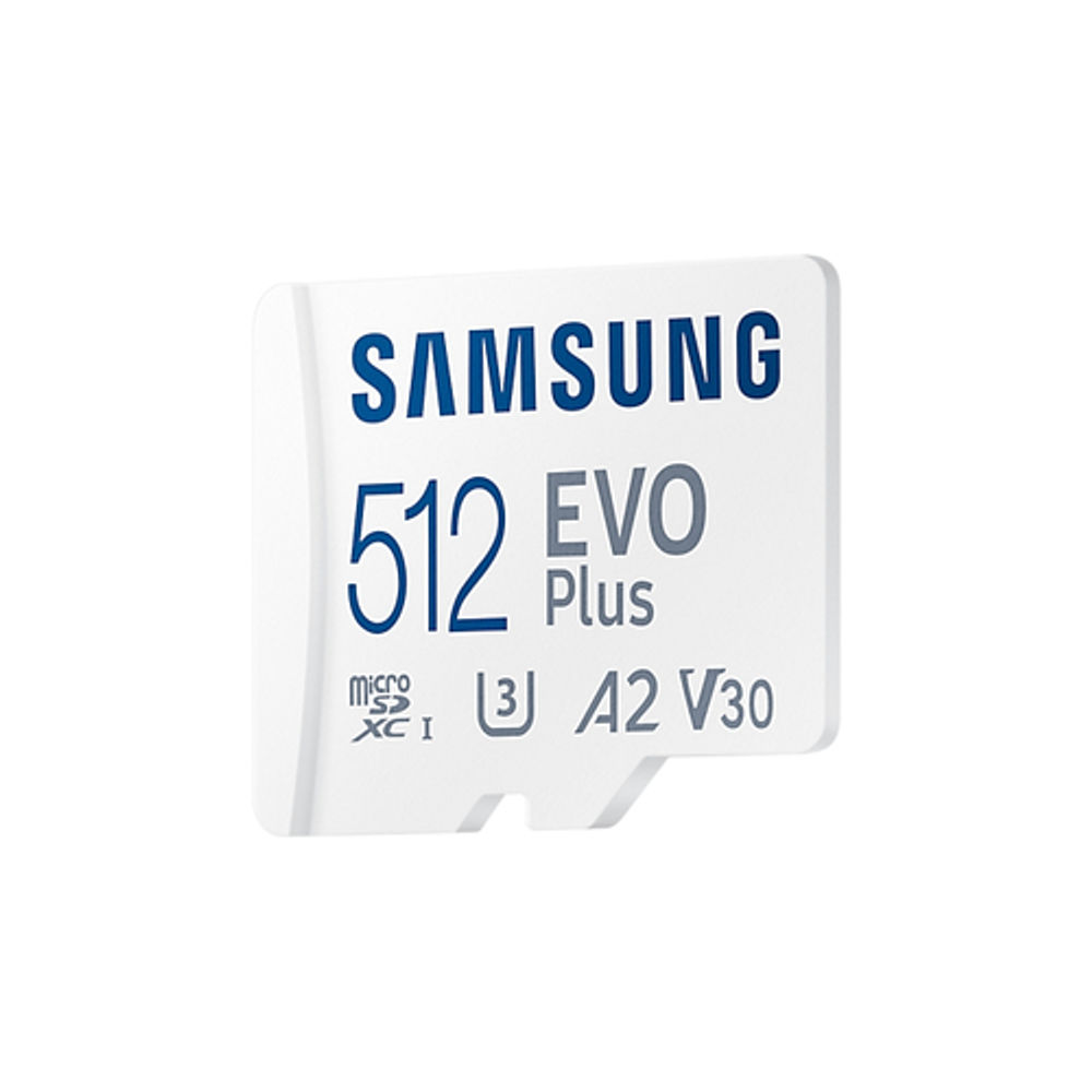 Samsung EVO Plus Memory Card MicroSDXC UHS-I Class 10 512GB White