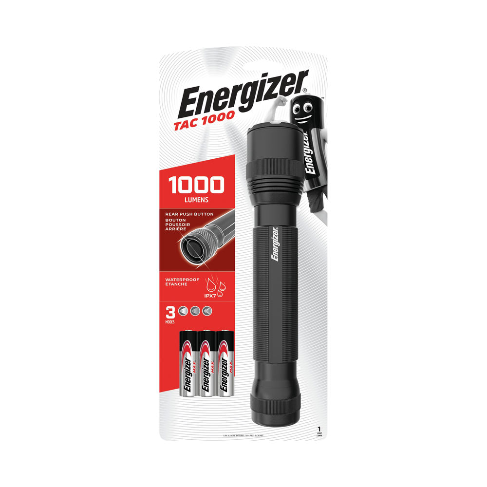 Energizer Tactical 1000 Performance Black Torch