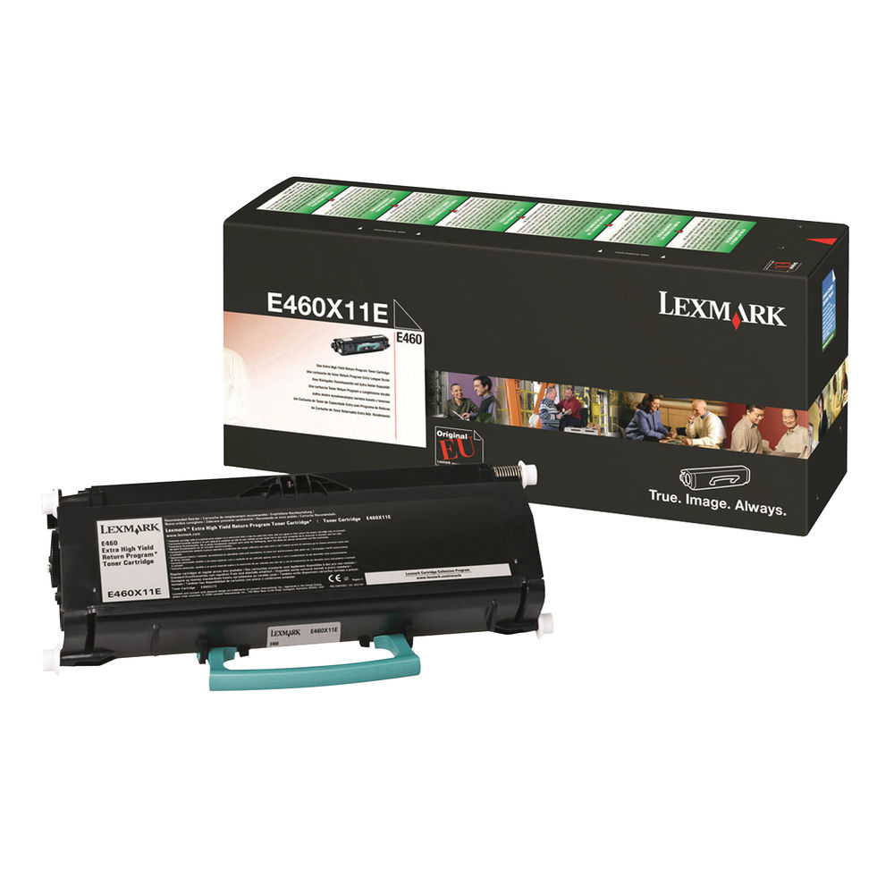 Lexmark E460 Extra High Capacity Black Toner Cartridge - E460X11E