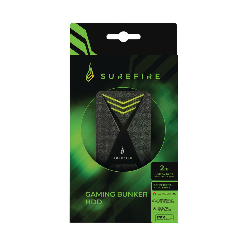 SureFire 2TB Gaming Bunker HDD