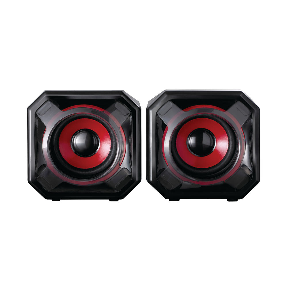 SureFire Black and Red Gator Eye Gaming Speakers