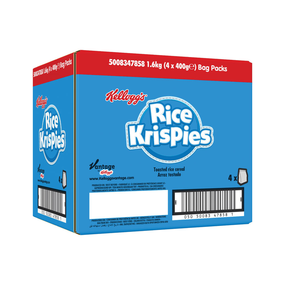 Kelloggs Rice Krispies 400g (Pack of 4) 5147858000