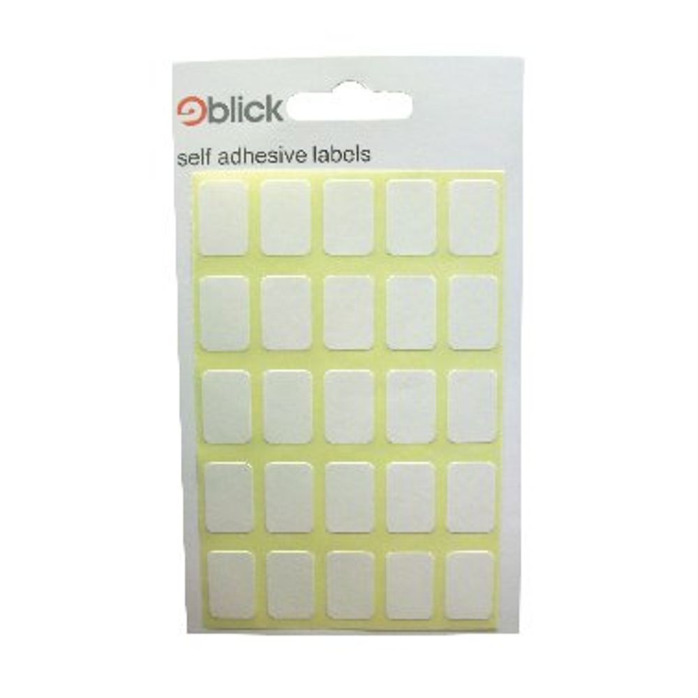 Blick 12 X 18mm White Self Adhesive Labels Rs002758 3894