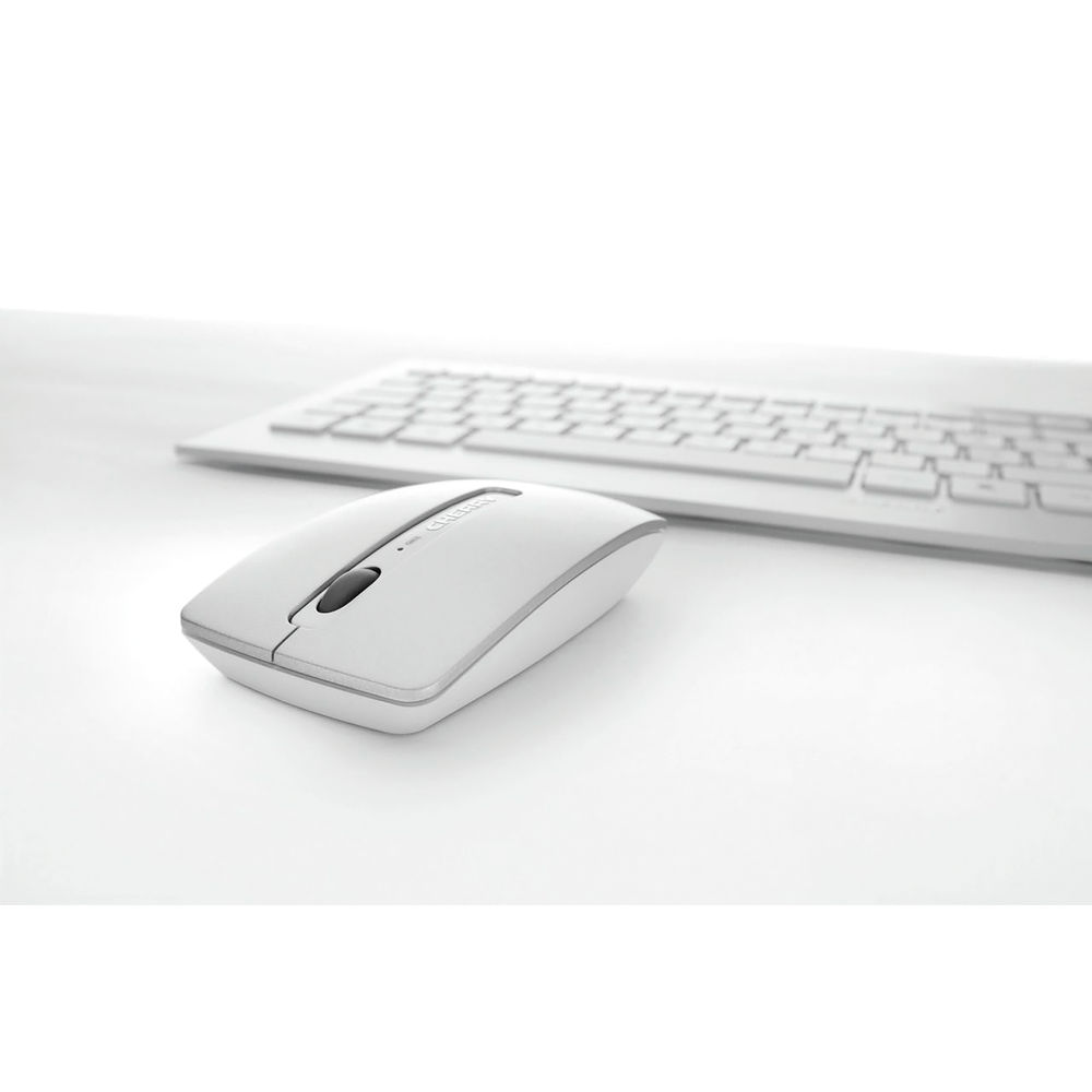 Cherry DW 8000 Ultra Flat Wireless Keyboard/Mouse Set White