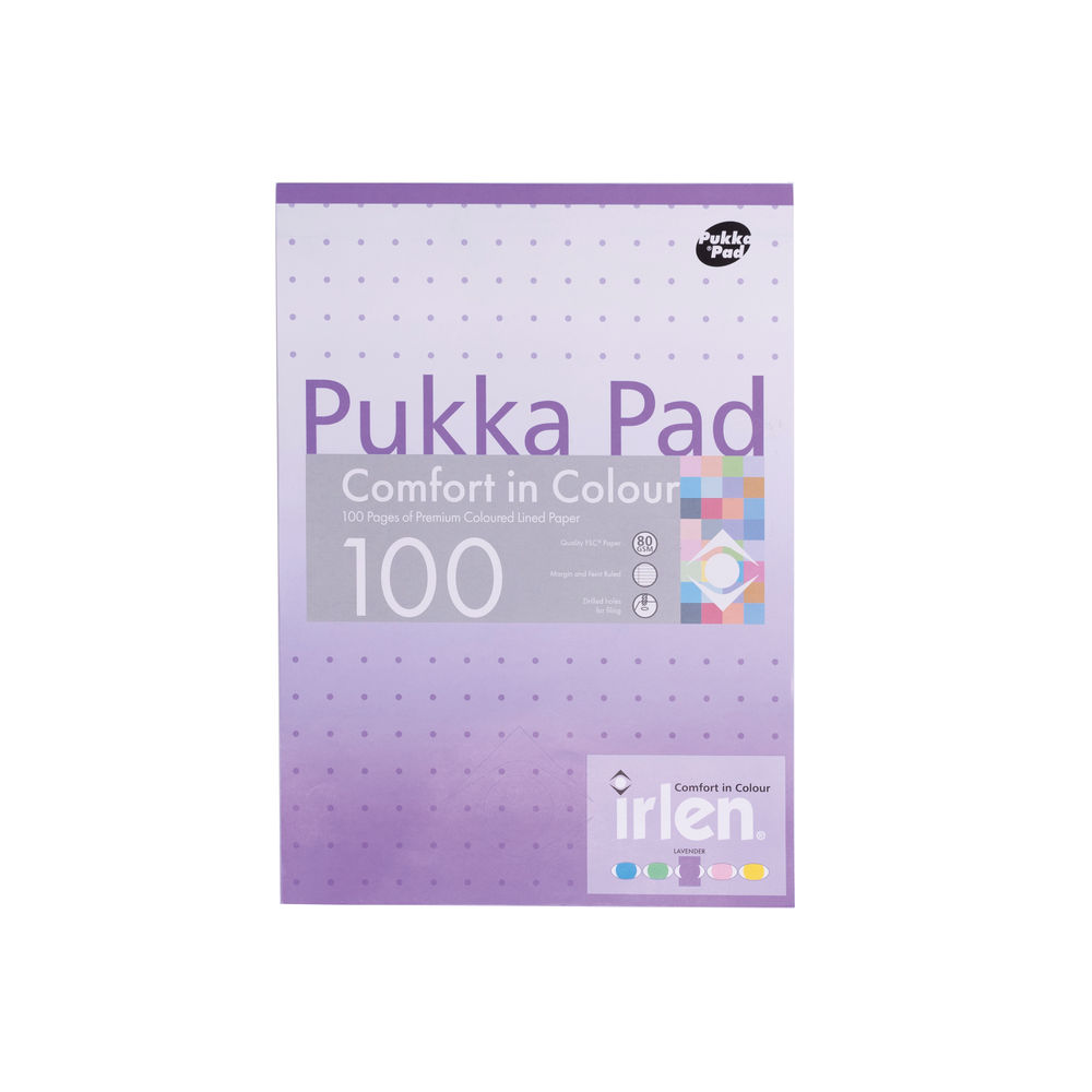 Pukka Pad A4 Refill Pad Lavender (Pack of 6) IRLEN50