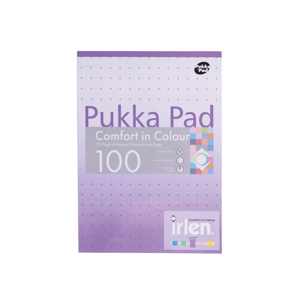 Pukka Pad A4 Refill Pad Lavender (Pack of 6) IRLEN50LAVENDER