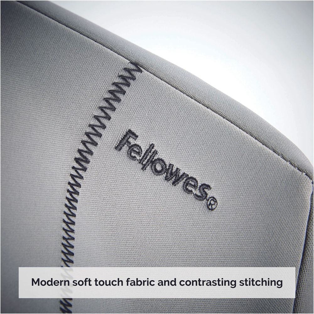 Fellowes Graphite Slimline Back Support