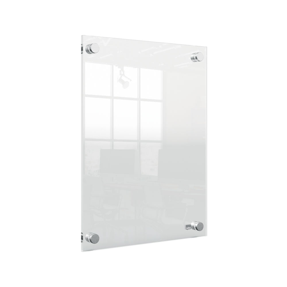 Nobo A4 Acrylic Wall Mounted Poster Frame Clear