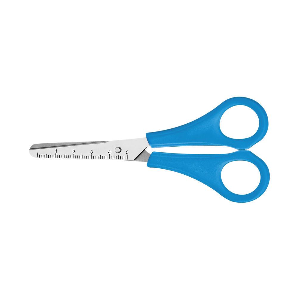 Westcott Childrens Scissors 127mm With cm Scale Blue E-21592 00