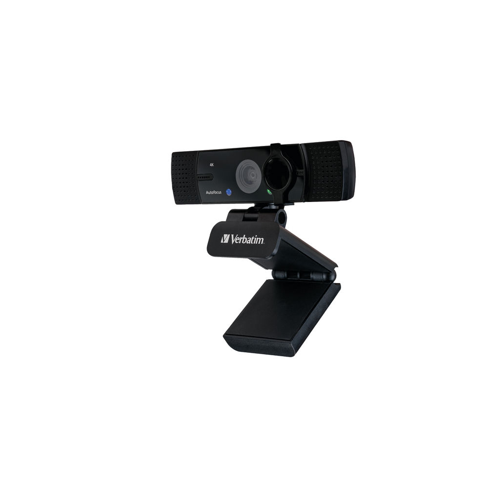 Verbatim AWC-03 Ultra HD 4K Autofocus Webcam Dual Microphone