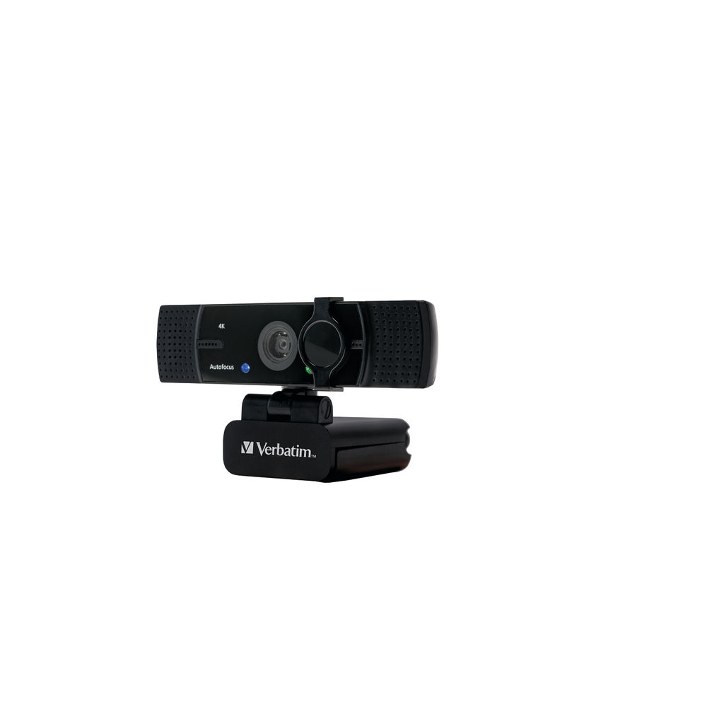 Verbatim AWC-03 Ultra HD 4K Autofocus Webcam Dual Microphone