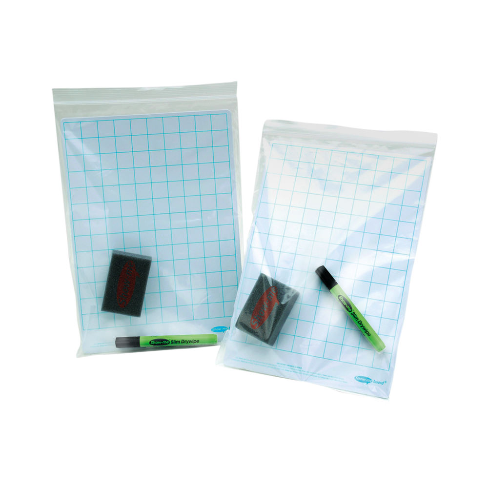 Show-me A4 Grip Seal Bags, Pack of 100 - GA4