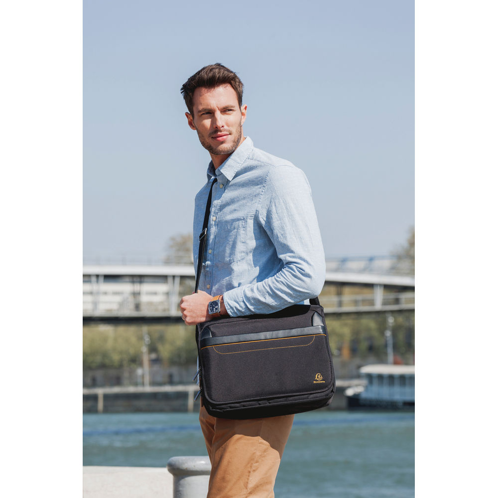 Exactive Messenger Bag for Laptop Black