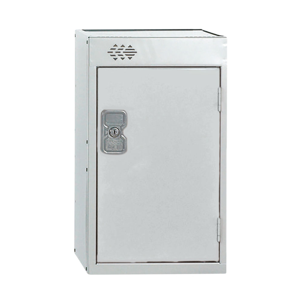 One Compartment Quarto Locker 300x300x511mm Light Grey Door MC00074