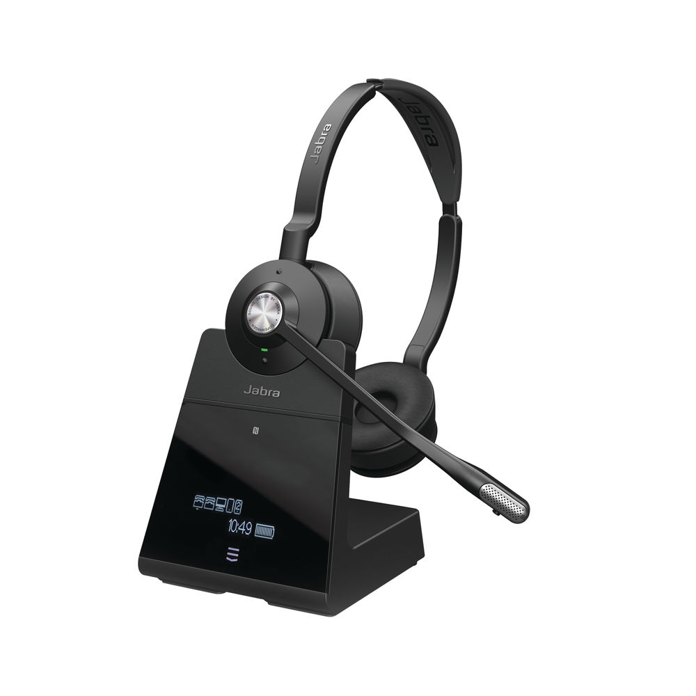 Jabra Engage 75 Stereo (Up to 150m range and 13 hours talk time)