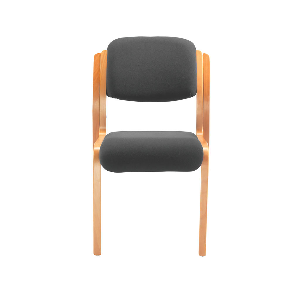 Jemini Charcoal Wood Frame Side Chair