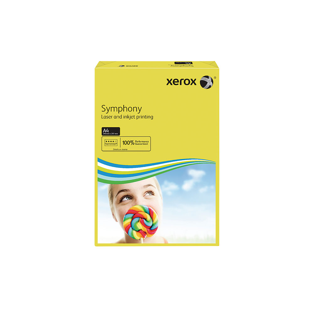 Xerox Symphony A4 Dark Yellow 80gsm Paper (Pack of 500)