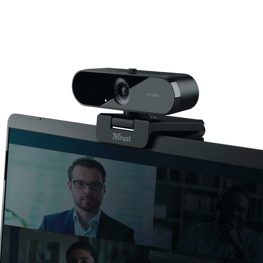 Trust TW-200 Full HD Webcam with Privacy Filter 1080p Black